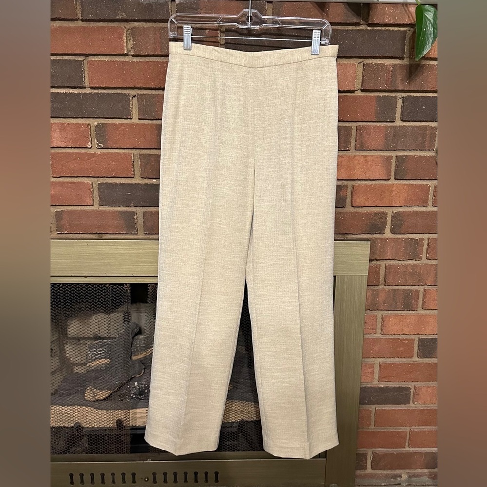#6)  Petite LE Suit Essentials lined pants with side zipper Size 4P